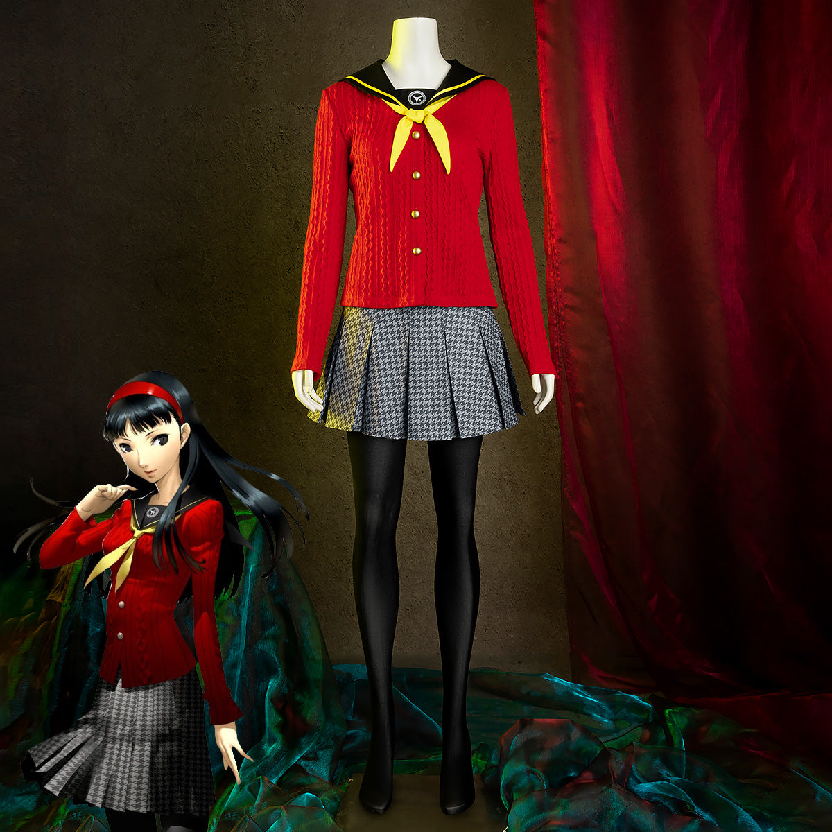 Persona 4 Yukiko Amagi School Uniform Cosplay Costume Costume - Tophatter Daily Deals